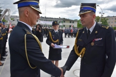 Wojewódzkie Obchody Dnia Strażaka w Świdniku z nadaniem sztandaru KP PSP w Świdniku