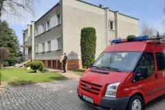 Przekazywanie płynów dezynfekujących i maseczek dla wiernych wspólnot wyznaniowych z terenu powiatu świdnickiego