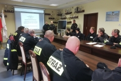 Kurs dowódców OSP - rozpoczęcie szkolenia przez Zastępcę Komendantna Powiatoweo PSP w Świdniku bryg. Grzegorza Widza