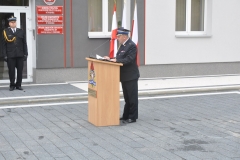 Uroczystość prezentacji obiektów KP PSP w Świdniku po modernizacji oraz przekazanie nowego samochodu ratowniczo-gaśniczego