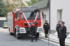 Uroczystość prezentacji obiektów KP PSP w Świdniku po modernizacji oraz przekazanie nowego samochodu ratowniczo-gaśniczego