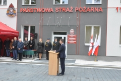 Uroczystość prezentacji obiektów KP PSP w Świdniku po modernizacji oraz przekazanie nowego samochodu ratowniczo-gaśniczego