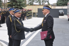 Uroczystość prezentacji obiektów KP PSP w Świdniku po modernizacji oraz przekazanie nowego samochodu ratowniczo-gaśniczego