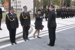 Uroczystość prezentacji obiektów KP PSP w Świdniku po modernizacji oraz przekazanie nowego samochodu ratowniczo-gaśniczego