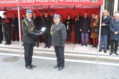 Uroczystość prezentacji obiektów KP PSP w Świdniku po modernizacji oraz przekazanie nowego samochodu ratowniczo-gaśniczego