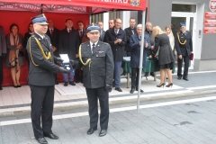 Uroczystość prezentacji obiektów KP PSP w Świdniku po modernizacji oraz przekazanie nowego samochodu ratowniczo-gaśniczego
