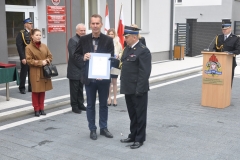 Uroczystość prezentacji obiektów KP PSP w Świdniku po modernizacji oraz przekazanie nowego samochodu ratowniczo-gaśniczego