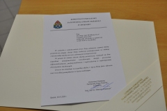Uroczyste pożegnanie funkcjonariusza odchodzącego na zaopatrzenie emerytalne