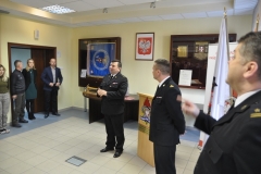 Uroczyste pożegnanie funkcjonariusza odchodzącego na zaopatrzenie emerytalne