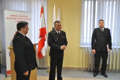 Uroczyste pożegnanie funkcjonariusza odchodzącego na zaopatrzenie emerytalne