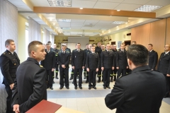 Uroczyste pożegnanie funkcjonariusza odchodzącego na zaopatrzenie emerytalne