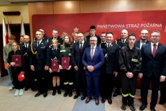 Wręczenie promes - zdjęcia grupowe