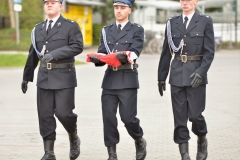Uroczystość przekazania samochodu ratowniczo-gaśniczego z Jednostki Ratowniczo-Gaśniczej w Świdniku dla jednostki Ochotniczej Straży Pożarnej w Minkowicach włączonej do krajowego systemu ratowniczo-gaśniczego
