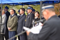 Uroczystość przekazania samochodu ratowniczo-gaśniczego z Jednostki Ratowniczo-Gaśniczej w Świdniku dla jednostki Ochotniczej Straży Pożarnej w Minkowicach włączonej do krajowego systemu ratowniczo-gaśniczego