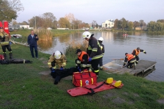 Ćwiczenia zgrywające - pomoc poszkodowanym wędkarzom