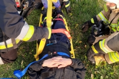 Ćwiczenia zgrywające - pomoc osobie poszkodowanej