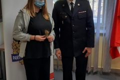 Przekazanie nagród w ramach konursu plastycznego Stop pożarom  lasów