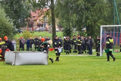 Zawody sportowo-pożarnicze OSP - budowa linii ssawnej