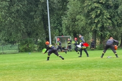 Zawody sportowo-pożarnicze OSP - budowa linii głównej